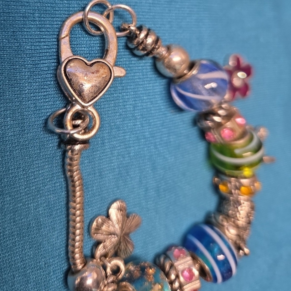Pandora Style Charm Bracelet - Picture 4 of 4
